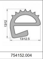 Профиль Е-образный силиконовый 754152.004